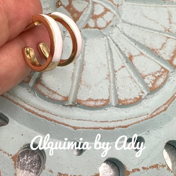 Alquimia by Ady Gold and Cream Earrings - Picture 2 of 7